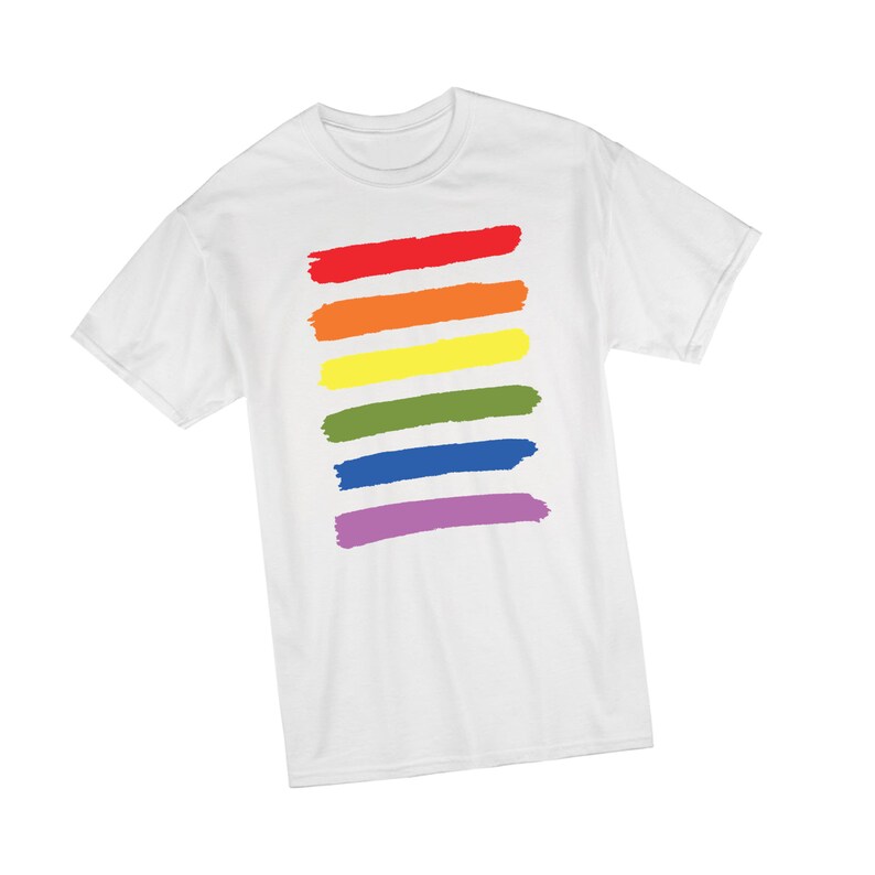 LGBT SVG Rainbow Brush Strokes Pride SVG Hand Painted Hand | Etsy