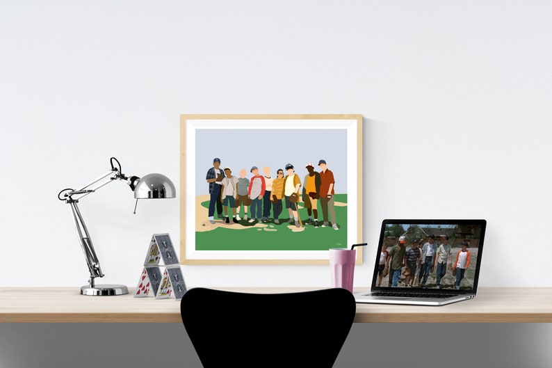 Sandlot Illustration Printable Movie Art Baseball Decor - Etsy