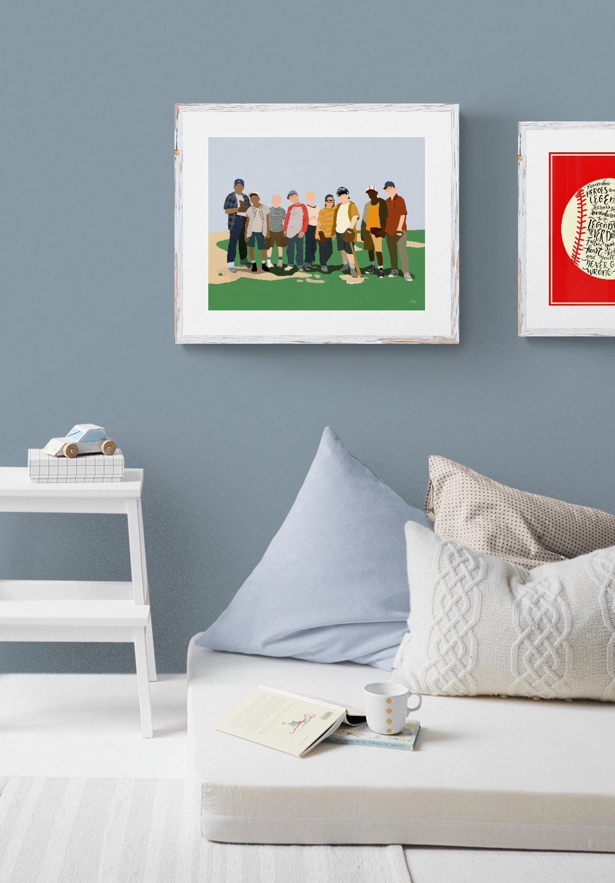 Sandlot Illustration Printable Movie Art Baseball Decor - Etsy