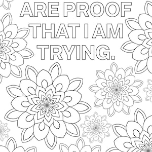 Growth Mindset Coloring Pages Printable Mandala Positive Mindset Quotes to Color image 6