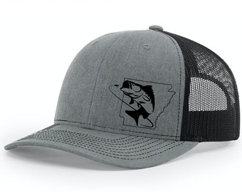 Arkansas Arrow Compass Distressed Snapback Trucker Hat Arkansas Hat
