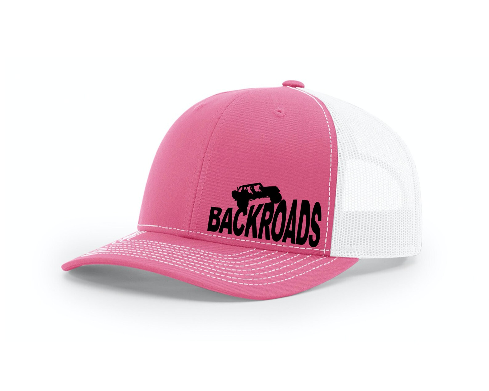 Backroads Jeep Richardson 112 Snapback Trucker Hat Etsy