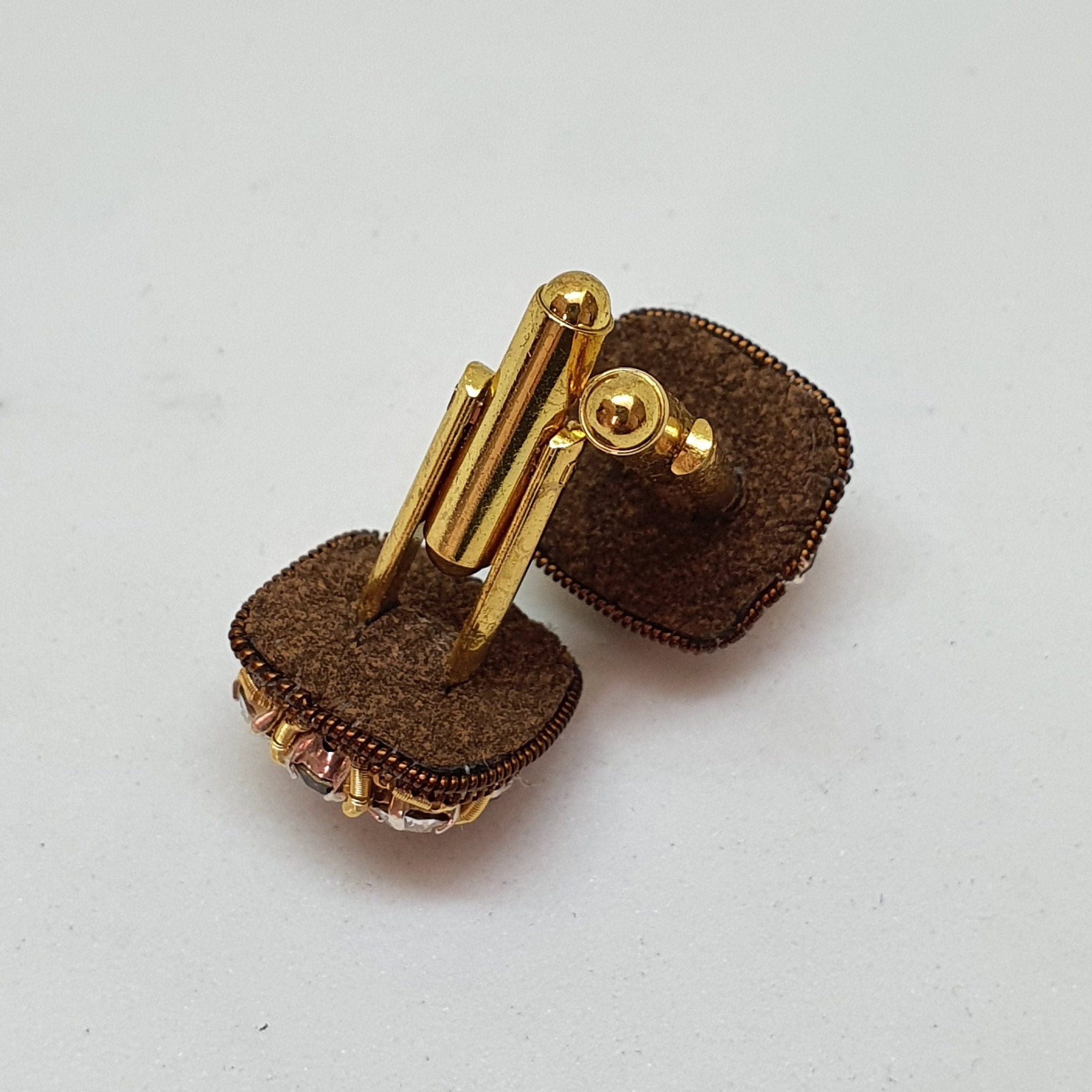 Handmade Cufflinks and Brooch Set Etsy