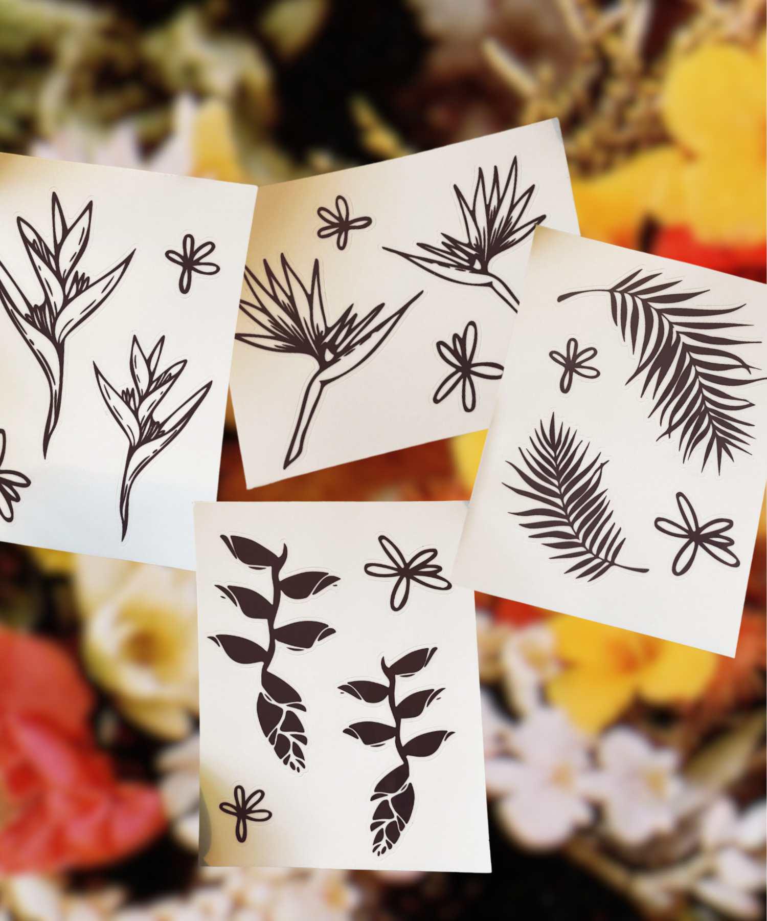 Mini Flower Sticker Sheet | Sticker Pack | Botanical Stickers | Sticker ...
