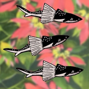 Tutu hula ballet haai patch | Opstrijkpatronen