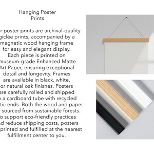 a picture of a poster hanging on a wall