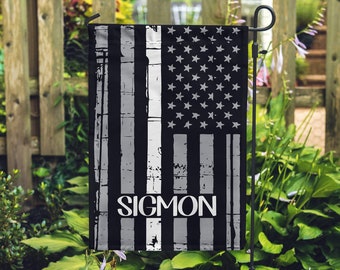 Thin White Line - Personalized Garden Flag - Emergency Services - Paramedic - EMT - Rescue Squad - Yard Flag
