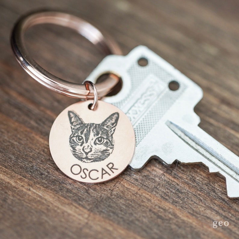 Personalized Keychain Dog Pet Portrait Keychain Pet Lovers Gift Dog Parent Gift Dog Lover Cat Mom Dog Mom Car Accessories Mother's Day Gift image 7