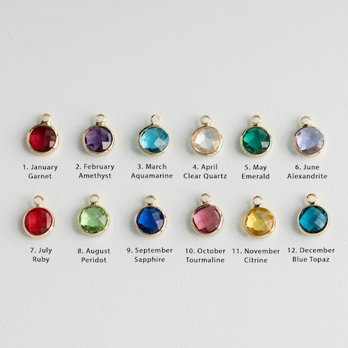Addon Birthstone Charm Etsy