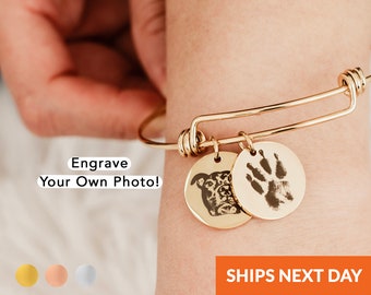 Custom Paw Print Jewelry Actual Paw Print Bracelet Dog Lover