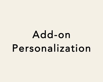 Adding Personalization