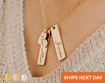 Aangepaste naam ketting gepersonaliseerd cadeau voor vrouwen Mama ketting voor moeder gegraveerde cadeaus voor moeder handgemaakte sieraden Moederdag cadeau voor haar