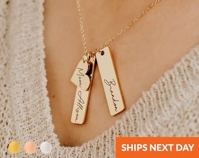 Custom Name Necklace Personalized Gift Mother's Day Mama Necklace for Mom Gift Mom Pendant Necklace Charm Necklace Mom Jewelry Gift for Her