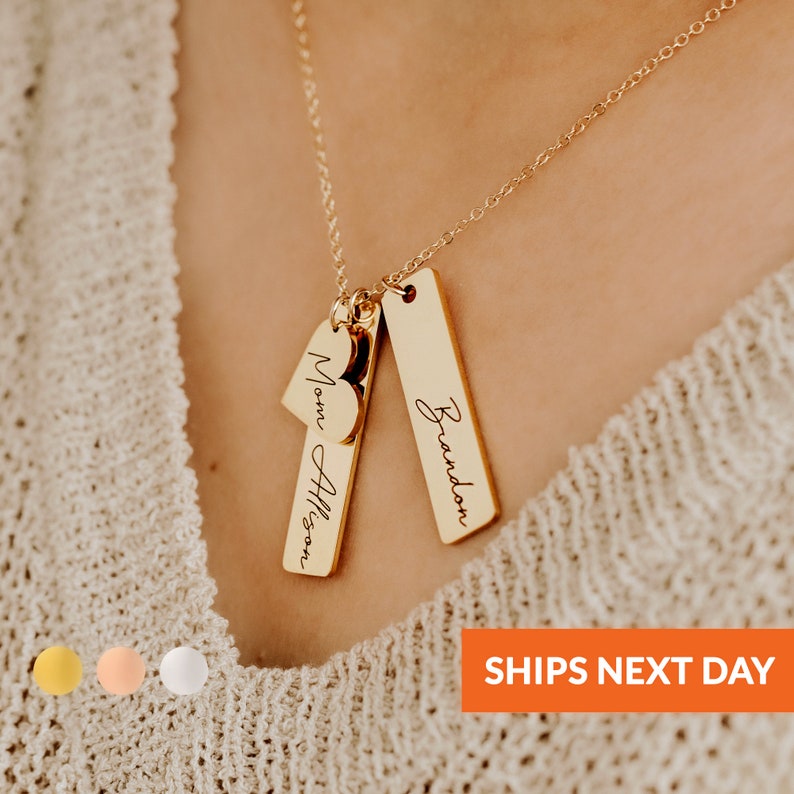 Custom Name Necklace Personalized Gifts for Women Mama Necklace for Mom Mothers Handmade Jewelry Unique Jewelry Mothers Day Gift for Her