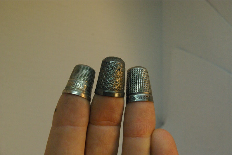James Fenton 1904 Henry Griffith /& Sons 1908 Silver Thimble another one 1957