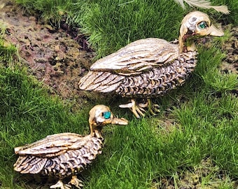 Mama & Baby Duck Pins GERRYS Duck Figural Scatter Brooches Easter Gift For Nature Lover Mid Century Ducks Faerie Found Treasure Jewelry Gift