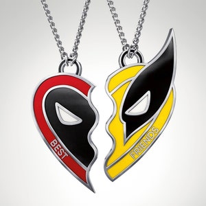 Deadpool & Wolverine Best Friends Pendant Charm Gift zdjęcie 2