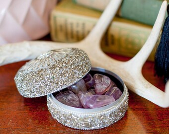 Raw Ametrine Tumbled Stone Crystal Grid Stones
