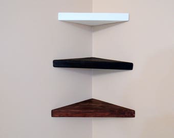 triangular corner shelves tall corner shelf triangle 114 shelf etsy triangular corner shelves tall corner shelf triangle 114 shelf etsy