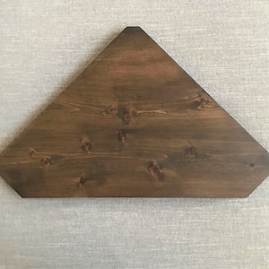Pentagonal BigW Corner Shelf, Wall Edge 16&#39;&#39;, Floating Rustic Shelves, Speaker, Camera,  Office Shelf, Computer Table, Wooden Craft, Present