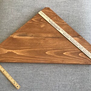 Computer Table, Pentagonal Big W Corner Shelf, Floating Rustic Big Size ...