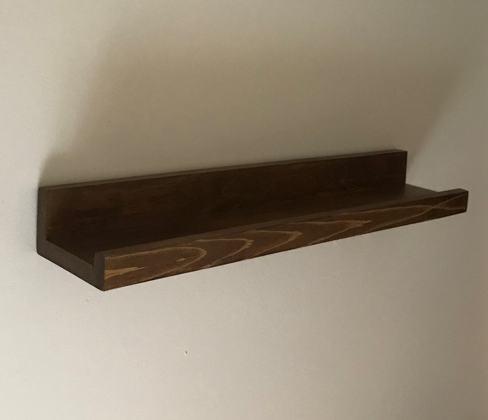 Floating Barrier Shelf Ready for Sale Wall Organizer Wood Etsy