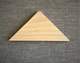 Estante flotante esquinero rústico blanco: organizador triangular de madera de pino, AmazingNextDoor