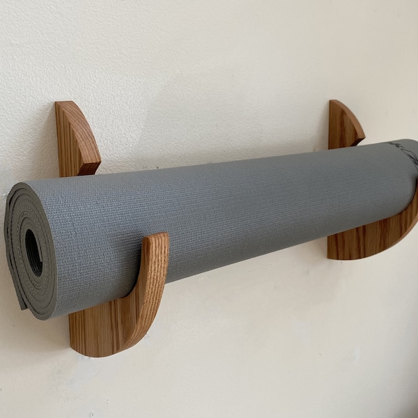 Yoga Mat Wall Holder Etsy