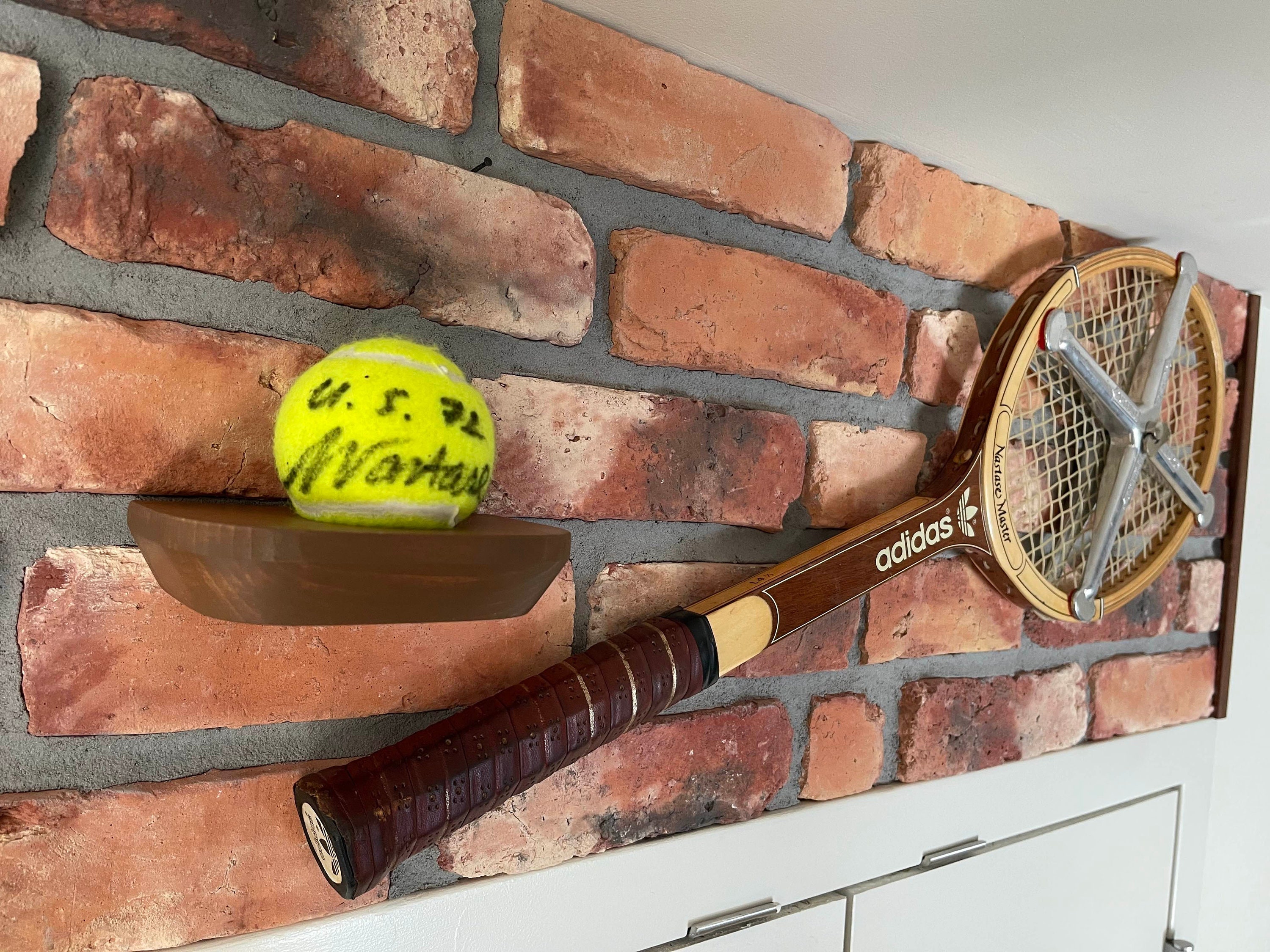 Racket Storage Rack White Badminton & Tennis Rackets Organizer - Heavy ...
