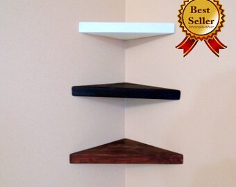 Corner Floating Shelves Wall Mount for Bathroom Bedroom Living Room Kitchen Decorations Shelf White Corner Floating Shelves Wall Mount for Bathroom Bedroom Living Room Kitchen Decorations Shelf White