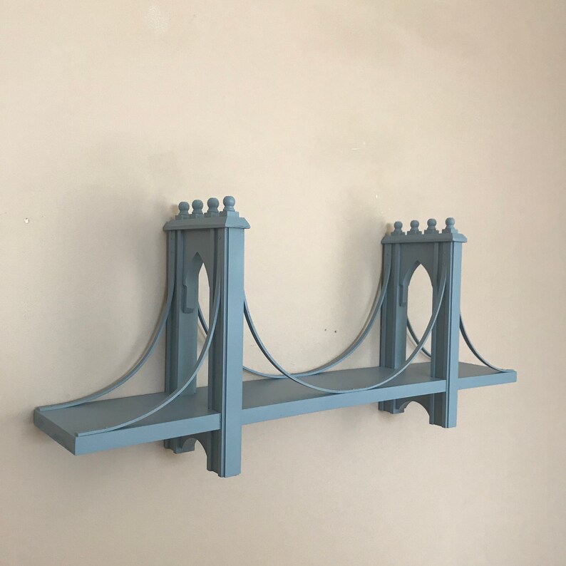 Manhattan Bridge Shelf Floating Shelves NYC Сollection Etsy