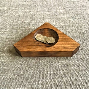 Small  Pentagonal Corner Shelves, Shelf for Сoins, Wall Edge  5.0 inches, Wooden Floating Shelves, Wall  Organizer, Micro Pentagonal Shelves