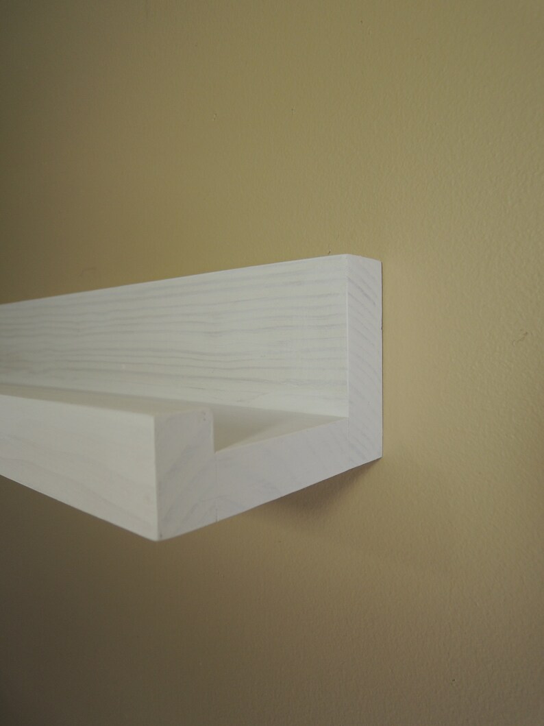Floating Shelf Barrier Wall Organizer Wood Picture Ledge Shelf Etsy