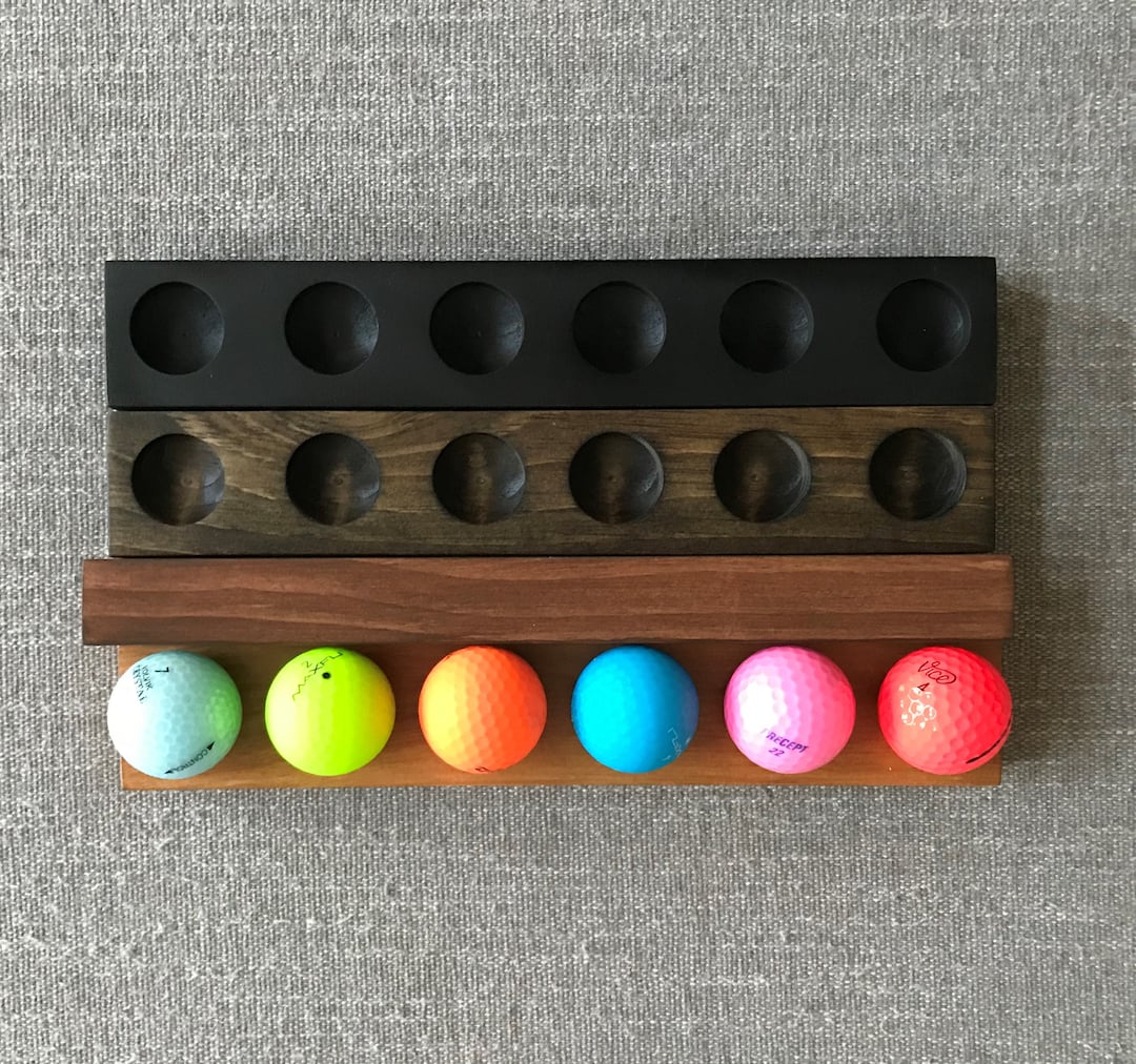 Golf Ball Shelf, Floating Shelf, Golf Ball Display, Holder Rack Shelf
