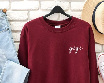 gigi sweatshirt - grandma gift - nana shirt - mothers day - pregnancy announcement grandparents - best gigi ever - best grandma - grandma