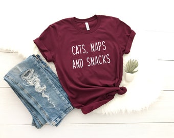 cats naps and snacks jumper