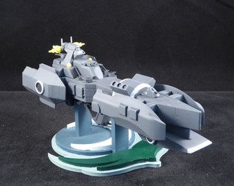 Nelson class battleship 1/1700 gundam seed 3d printed resin