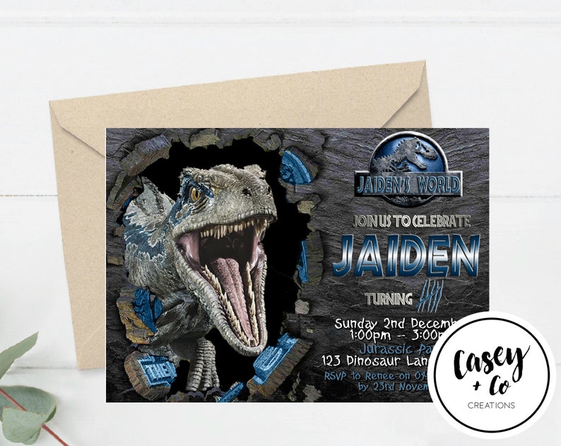Jurassic World Ultimate Birthday Party Digital Package