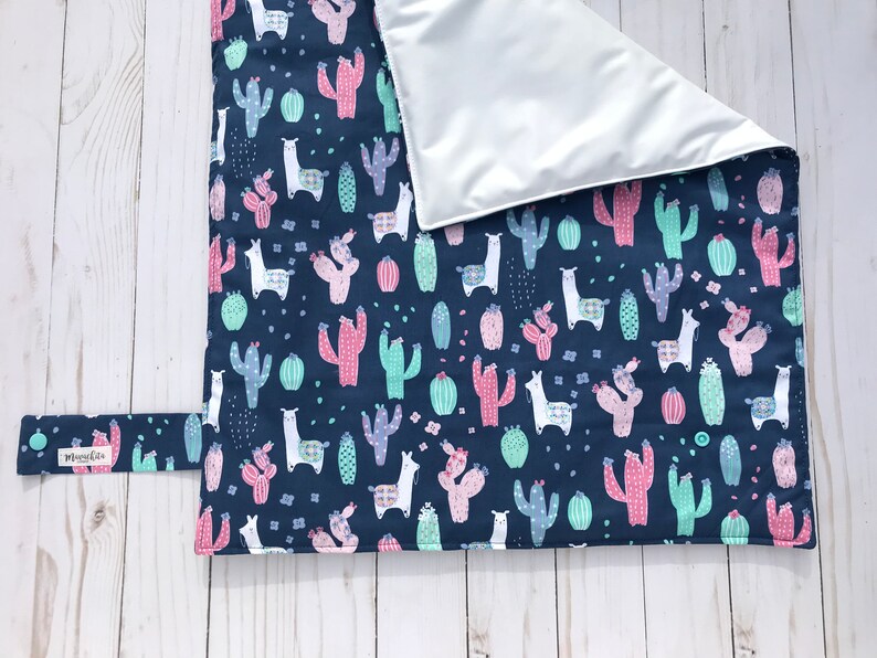 Llama And Cactus Changing Mat Baby Changing Pad Waterproof Etsy