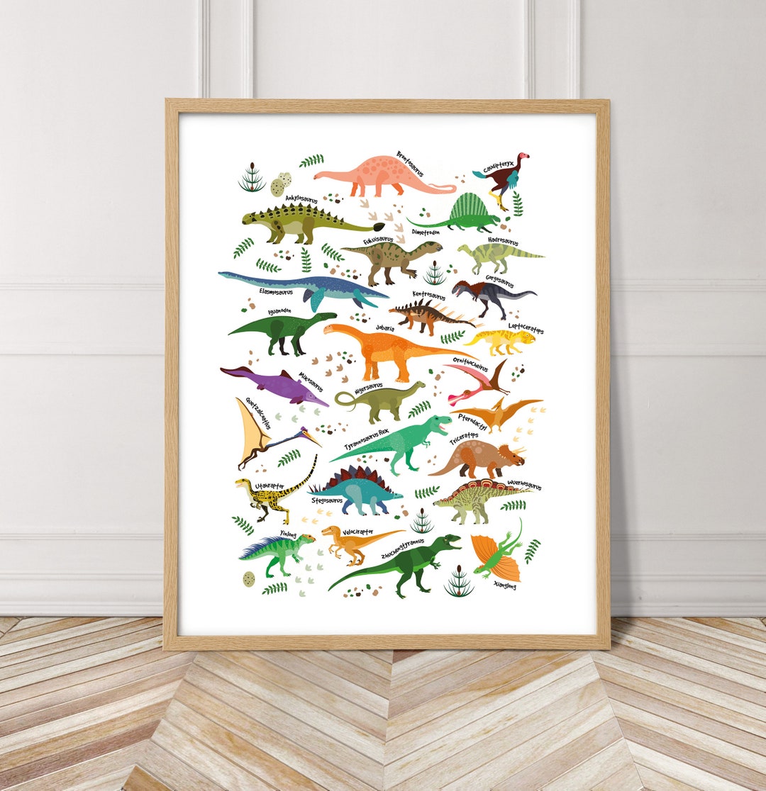 Printable Dinosaur Wall Art For Kids