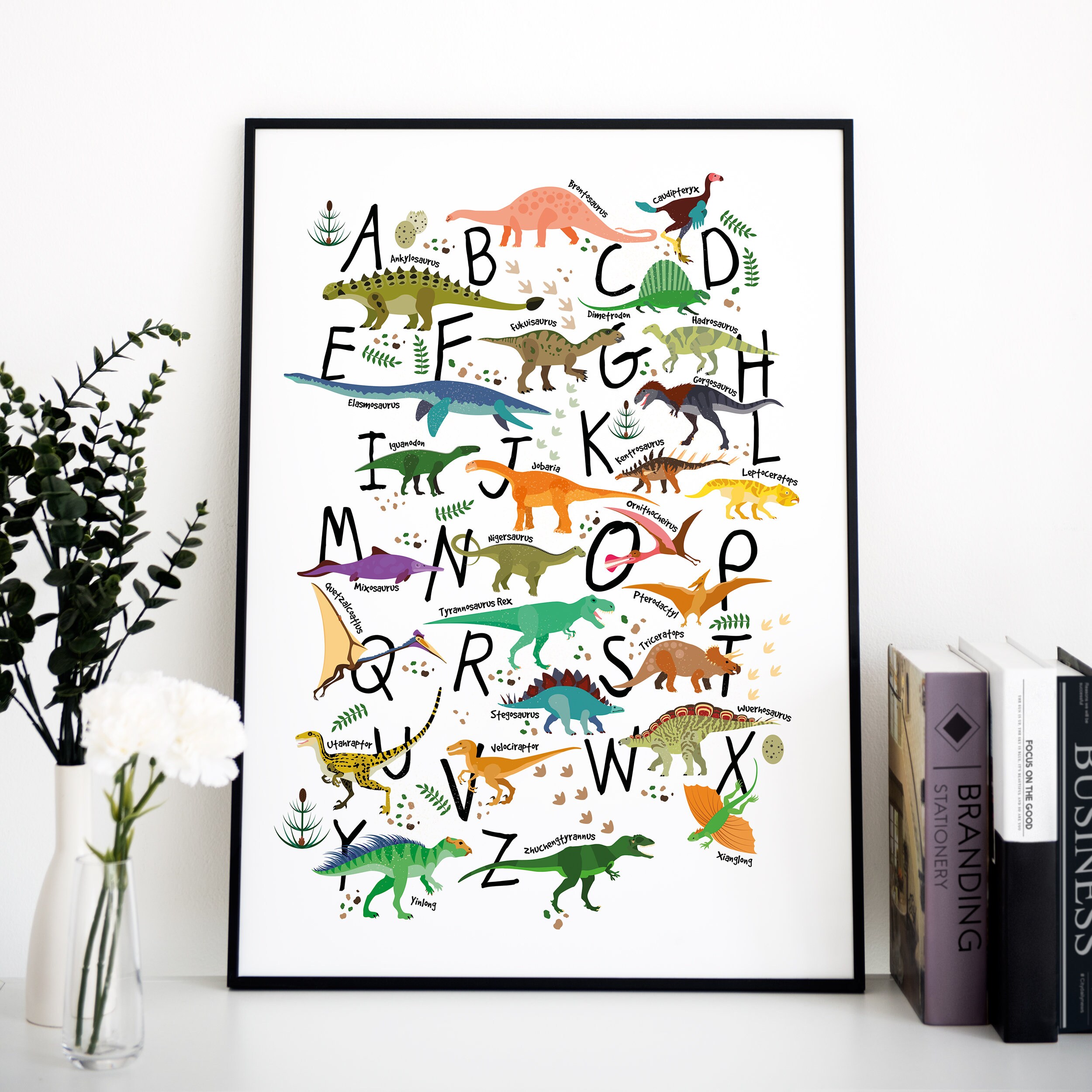 Kids Room Decor Dinosaur Kids Wall Art Printable Digital Etsy