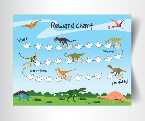 Dinosaur Reward Charts To Print