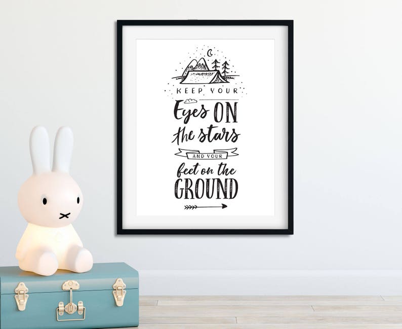 Nursery Wall Art Quote Printable Nursery Decor Baby Gift Etsy UK