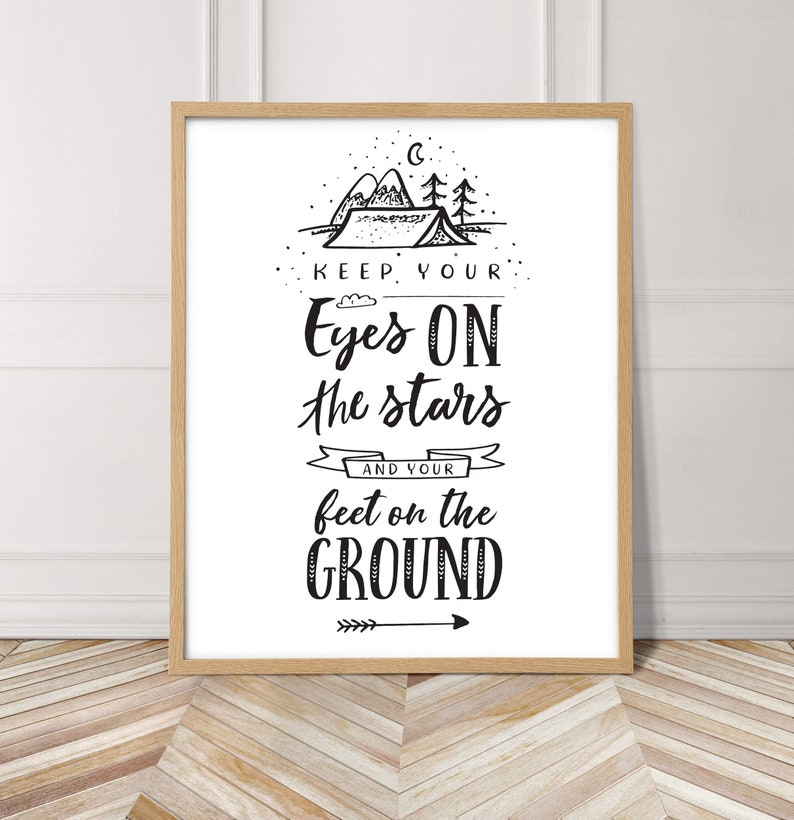 Nursery Wall Art Quote Printable Nursery Decor Baby Gift Etsy UK