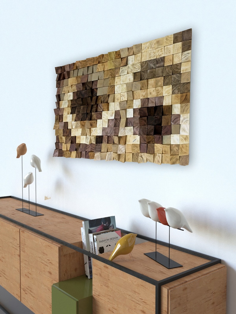 Whirlpool Painting Wood Wall Art Wood Wall Decor Wooden - Etsy