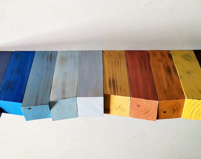 Floating Shelf, Painting Wood Wall Art, wood wall decor, wooden mosaic, abstract wood art, wall hanging