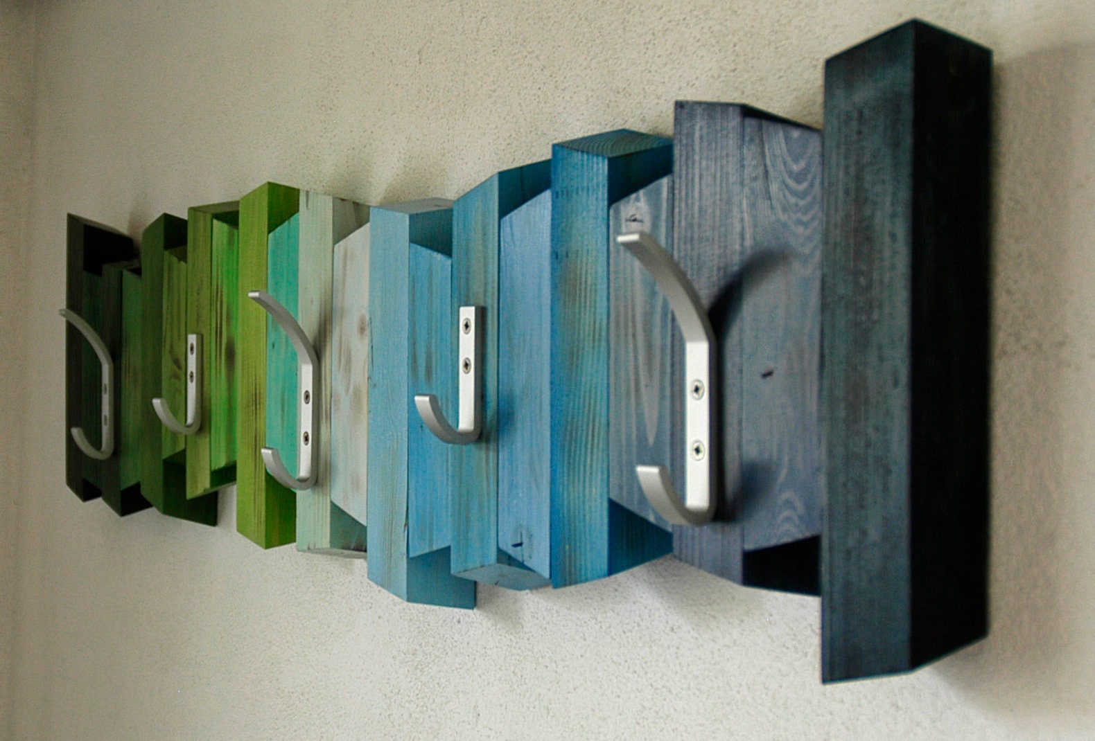 Wood art hanger sale
