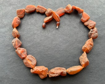 Old matte amber necklace,amber necklace,unpolished,amber,beads,milky,butterscotch,ambe necklace,raw,unpolished,unisex,amber,healing necklace