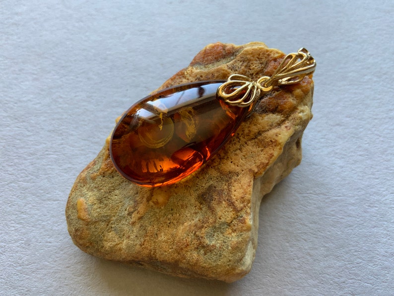 20*48mm,Baltic amber pendant,amber cognac pendant,amber,pendant,silver,gold,pendants,silver pendants,gem,Baltic cognac,drop,teardrop,