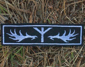 Chifres de alce Algiz (para costurar)